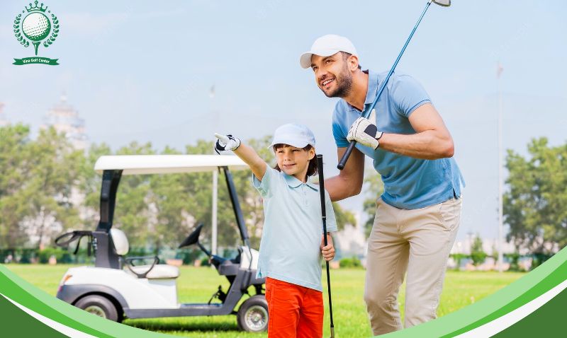 Dạy đánh golf cho trẻ em